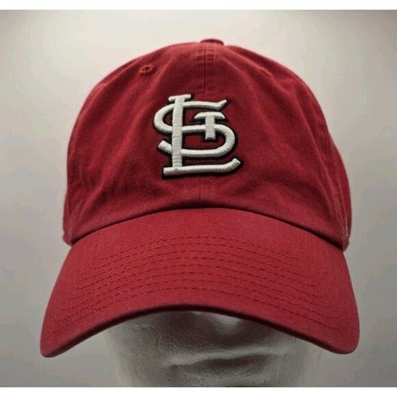 St Louis Cardinals 47 Brand MLB Strapback Hat Cap Red Baseball '47 - Picture 1 of 11